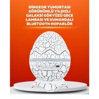 Dinozor Yumurtası Tasarımlı Projektörlü Gece Lambası