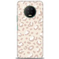 Infinix Note 7 Kılıf HD Baskılı Kılıf - Kahve Leoapar + Tam Ekran Koruyucu