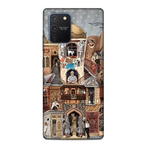 Samsung Galaxy S10 Lite Uyumlu Kılıf Azarbaijan (49) Ultra Silikon Kılıf Şehir Simgeleri