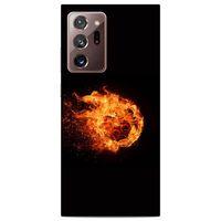 Lopard Samsung Galaxy Note 20 Ultra Uyumlu Kılıf FireX (29) Arka Koruma Kılıfı Ateş Topu