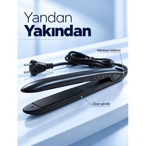 Lcd Ekranlı Seramik Plakalı 200–450 °f Isı Ayarlı Saç Düzleştirici