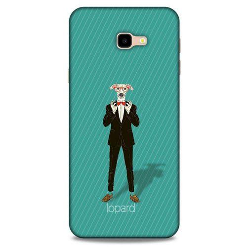 Samsung Galaxy J4 Plus Kılıf FunnyMaX (12) Koruyucu Silikon Turkuaz Köpek