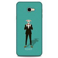 Samsung Galaxy J4 Plus Kılıf FunnyMaX (12) Koruyucu Silikon Turkuaz Köpek