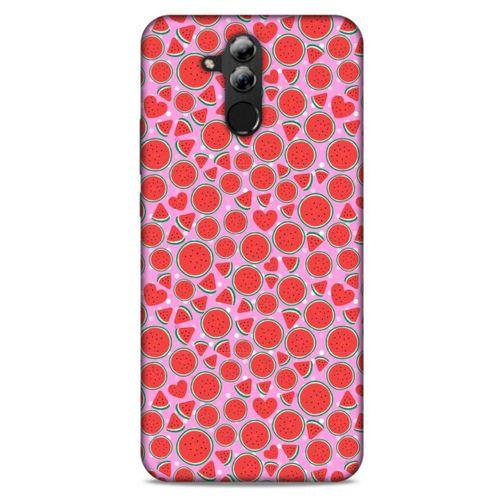 Huawei Mate 20 Lite Uyumlu Kılıf Pembe Delisi (30) Silicone Case Karpuz