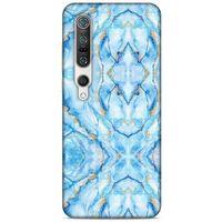 Mermer Desenli (33) Tema Hybrid Kılıf Bebek Mavisi Xiaomi Mi 10 Pro Kılıf