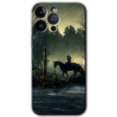 iPhone 14 Pro Kılıf HD Desen Baskılı Arka Kapak - Temperli Cam - Savaşçı