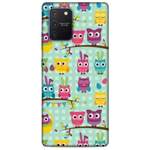 Baykuşlar (37) Desenli Silikon Kapak Telefon Kabı Samsung Galaxy S10 Lite Kılıf