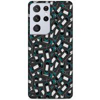 Lopard Samsung Galaxy S21 Ultra Uyumlu Kılıf Retro (26) Tpu Silikon Kılıf
