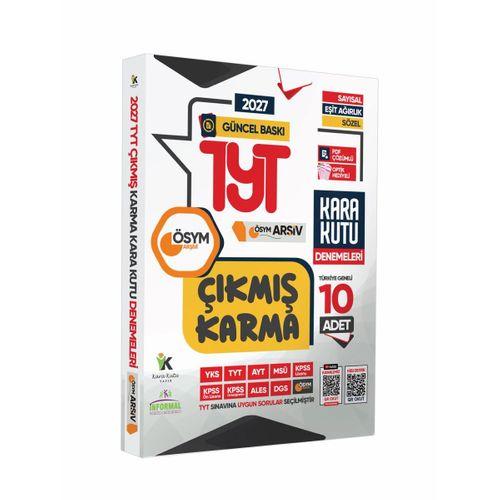 2027 TYT ÖSYM Çıkmış Karma Kara Kutu Sayısal-Sözel-Eşit Ağırlık TG 10lu Deneme Paketi D Çözümlü
