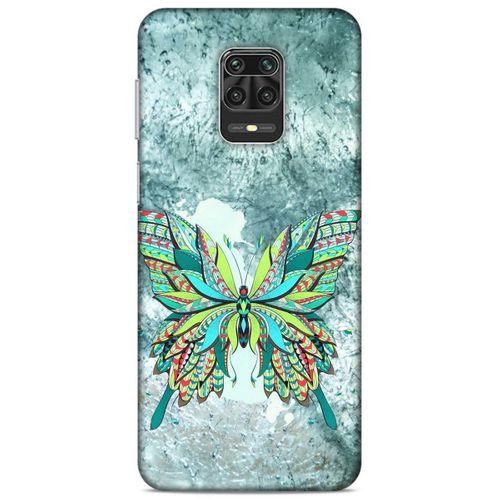 Lopard Xiaomi Redmi Note 9S Uyumlu Kılıf Tattoo's (22) Tam Koruma Kılıfı Kelebek Dövme