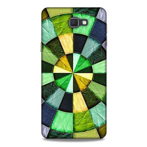 Samsung Galaxy J7 Prime Kılıf Patchwork (36) Glitter Kılıf Yeşil Tonları