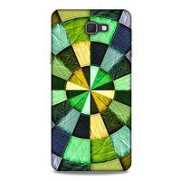 Samsung Galaxy J7 Prime Kılıf Patchwork (36) Glitter Kılıf Yeşil Tonları