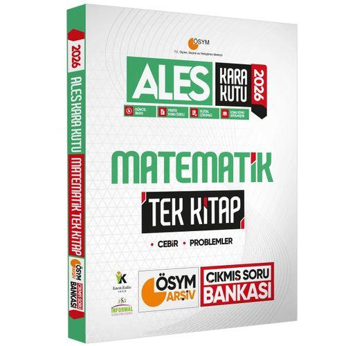 2026 ALES Kara Kutu Matematik TEK KİTAP ÖSYM Arşiv Çıkmış Soru Bankası Konu Özetli Dijital Çözümlü