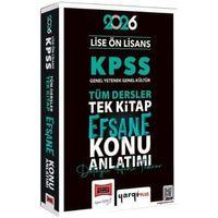 2026 KPSS Lise Ön Lisans Efsane Konu Anlatımlı Tek Kitap Yargı Yayınları
