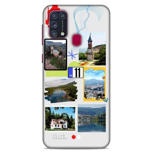 Lopard Samsung Galaxy M31 Uyumlu Kılıf Şehirli ※ (11) Bilecik Tam Koruma