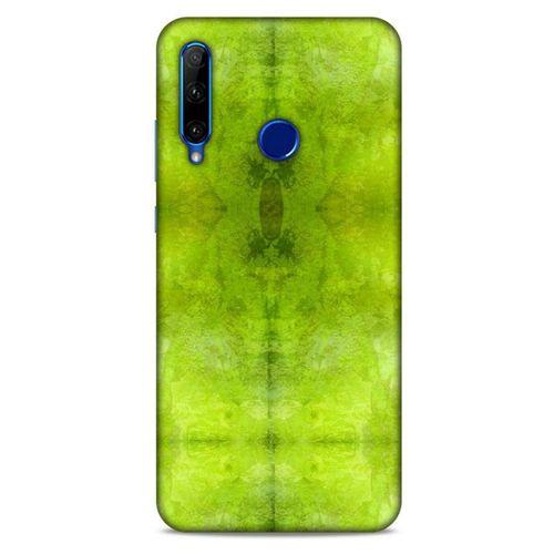 Mermer Desenli (31) Tema TPU Kılıf Fıstık Yeşili Huawei Y6P Kılıf