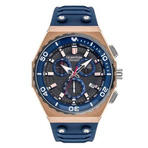Quantum HNG1012.959 Quartz Silikon Lacivert 49 mm Erkek Kol Saati
