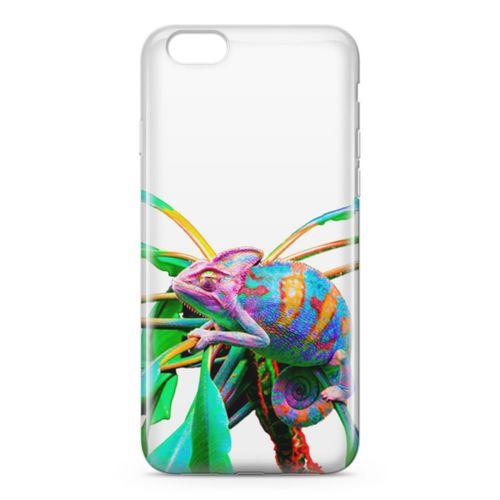 Apple iPhone 6 6s Kılıf İguana Arka Kapak Koruma Desenli Full Koruyucu