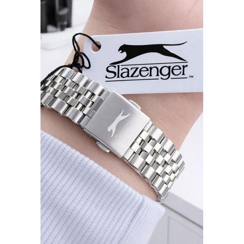 Slazenger İtalyan Tasarım Bileklik Hediyeli 2 Yıl Garantili 10 Atm Çelik Erkek Kol Saat ESL.2574.370