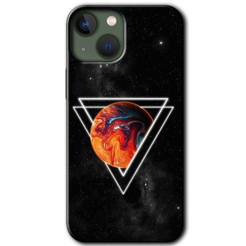 Potkal Hediye Fabrikası iPhone 13 HD Baskılı Kılıf + 9D Tam Ekran Koruyucu - Kızıl Gezegen
