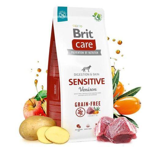 Brit Care Sensitive Geyikli Tahılsız Tüm Irklar Için Yetişkin Köpek Maması 3 kg