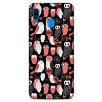 Baykuşlar (24) Desenli Silikon Kapak Telefon Kabı Samsung Galaxy A30 Kılıf