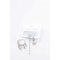 3'lü Bulut Küpe - Gümüş