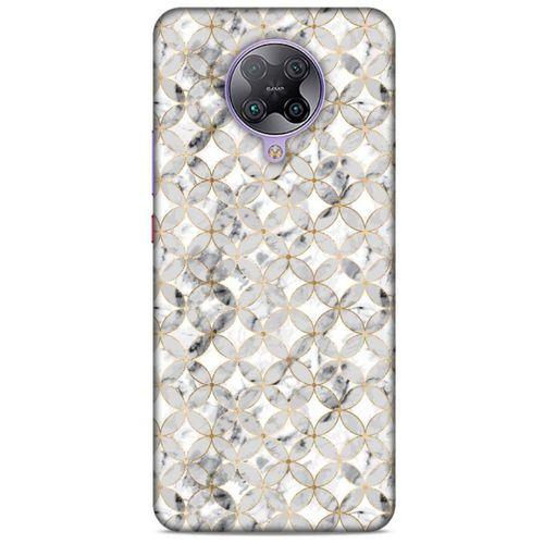 Mermer Desenli (37) Tema Silicone Cover Gümüş Gri Xiaomi Poco F2 Pro Kılıf