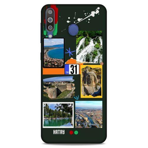 Lopard Samsung Galaxy M30 Uyumlu Kılıf Şehirli ※ (31) Hatay TPU Kılıf