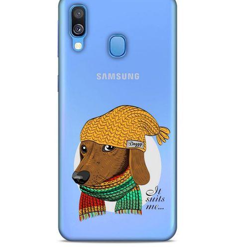 Zoologix (85) Samsung Galaxy A40 Şeffaf Kılıf Silikon Desenli