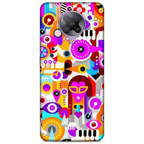 Lopard Xiaomi Poco F2 Pro Uyumlu Kılıf Soyut Sanat (20) Desenli Koruyucu Kılıf