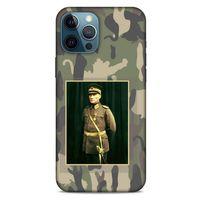 Apple iPhone 12 Pro Max Kılıf Atatürk (13) Silikon Kap Kamuflaj