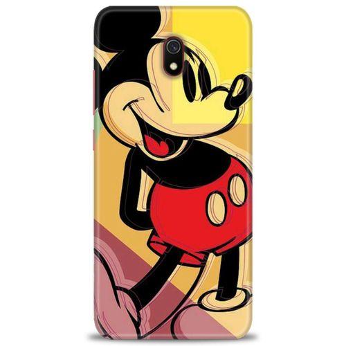 Xiaomi Redmi 8A Kılıf HD Baskılı Kılıf - Mickey Mousee + Tam Ekran Koruyucu