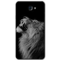 MRCİLETİSİM Samsung Galaxy J7 Prime 2 Kılıf HD Desen Baskılı Arka Kapak + Temperli Cam - Lion