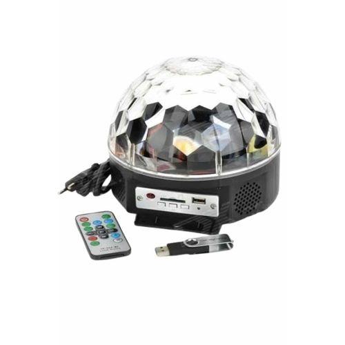 Disko Topu Renkli Işıklı Lazer Parti Bluetooth Bağlantılı Led Küre