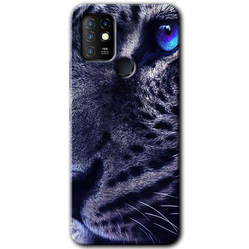 İnfinix Hot 10 Kılıf HD Desen Baskılı Arka Kapak - Kaplan