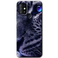 İnfinix Hot 10 Kılıf HD Desen Baskılı Arka Kapak - Kaplan