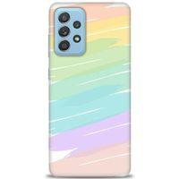 Samsung Galaxy A52 Kılıf HD Baskılı Kılıf - Renk Paleti + Tam Ekran Koruyucu