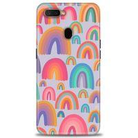 Oppo AX7 Kılıf HD Baskılı Kılıf - Gökkuşakları + Tam Ekran Koruyucu