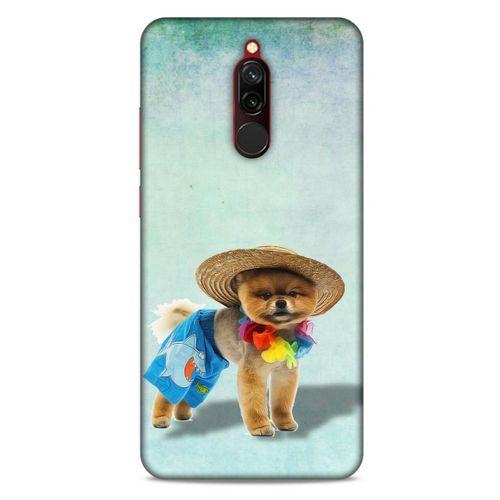 Xiaomi Redmi 8 Kılıf Köpek Kıyafetleri (16) Kalın Kılıf Pomeranian Şort