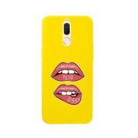 Huawei Mate 10 Lite Hello Kiss Premium Silikonlu Sarı Telefon Kılıfı