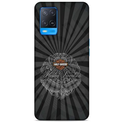 Oppo A54 4G Uyumlu Kılıf Motorsiklet (40) Fit Silikon Kılıf Harley