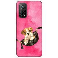 Xiaomi Mi 10T Pro 5G Kılıf Köpek Kıyafetleri (2) Kabı French Bulldog Çanta