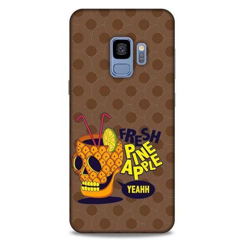 Frutix Ananas 05 Samsung Galaxy S9 Kılıf Desenli Silikon