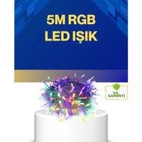 Dekoratif Peri Led 5 M 50 Ampullü Şeffaf Kablo Aydınlatma