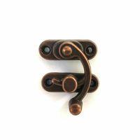 Yay Gözü, Ahşap Kutu Klipsi - Büyük 37x45 Mm, Antik, 100 Adet