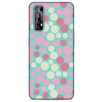 Huawei P Smart 2021 Kılıf Pastel Renkler (50) Shockproof Kılıf Bordo Pembe