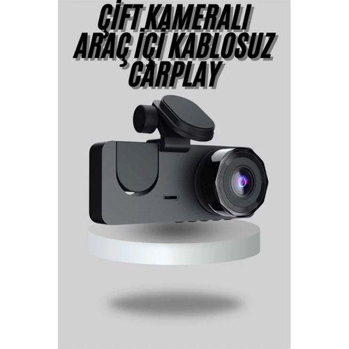 Araç İçi Dikiz Kamerası Sürüş Kaydedici 3 Lensli Dvr Kamera