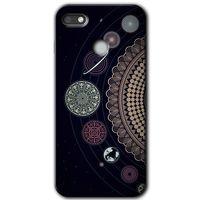 General Mobile GM 8 Go HD Baskılı Kılıf + 9D Tam Ekran Koruyucu - Gezegen Döngüsü