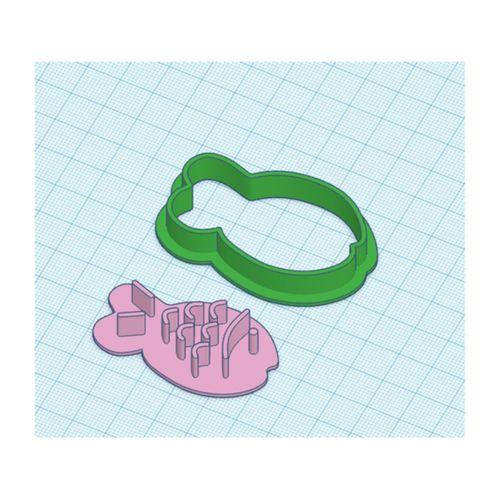 Cortador De Galletitas Pescado Cookie Cutter Fish (Bu ürün Sadece Plastik parçadır - Almadan Önce Soru Sorabilirsiniz)